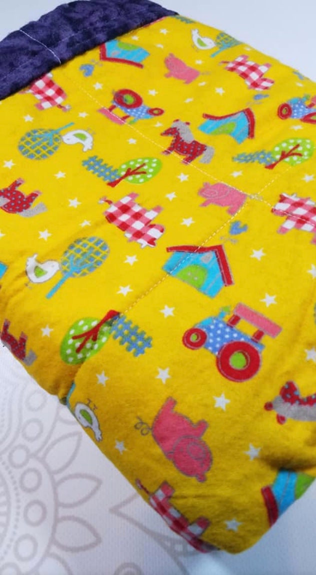 Ready To Ship, 4 Pound, WEIGHTED BLANKET, 28x32 for Autism, Sensory