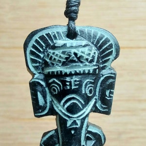 Ganesh pendant | Remover Of Obstacles Symbol | God Of Success Prosperity Protection | Hand- Carved Stone Necklace Jewelry Handmade By Myself