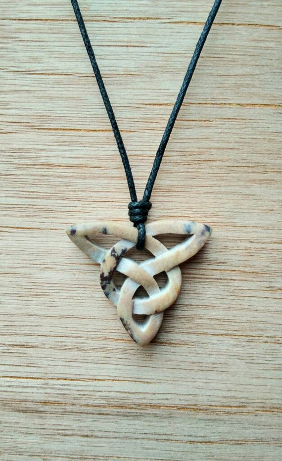 14K Rose Gold Silver Celtic Knot Heart Sister Necklace