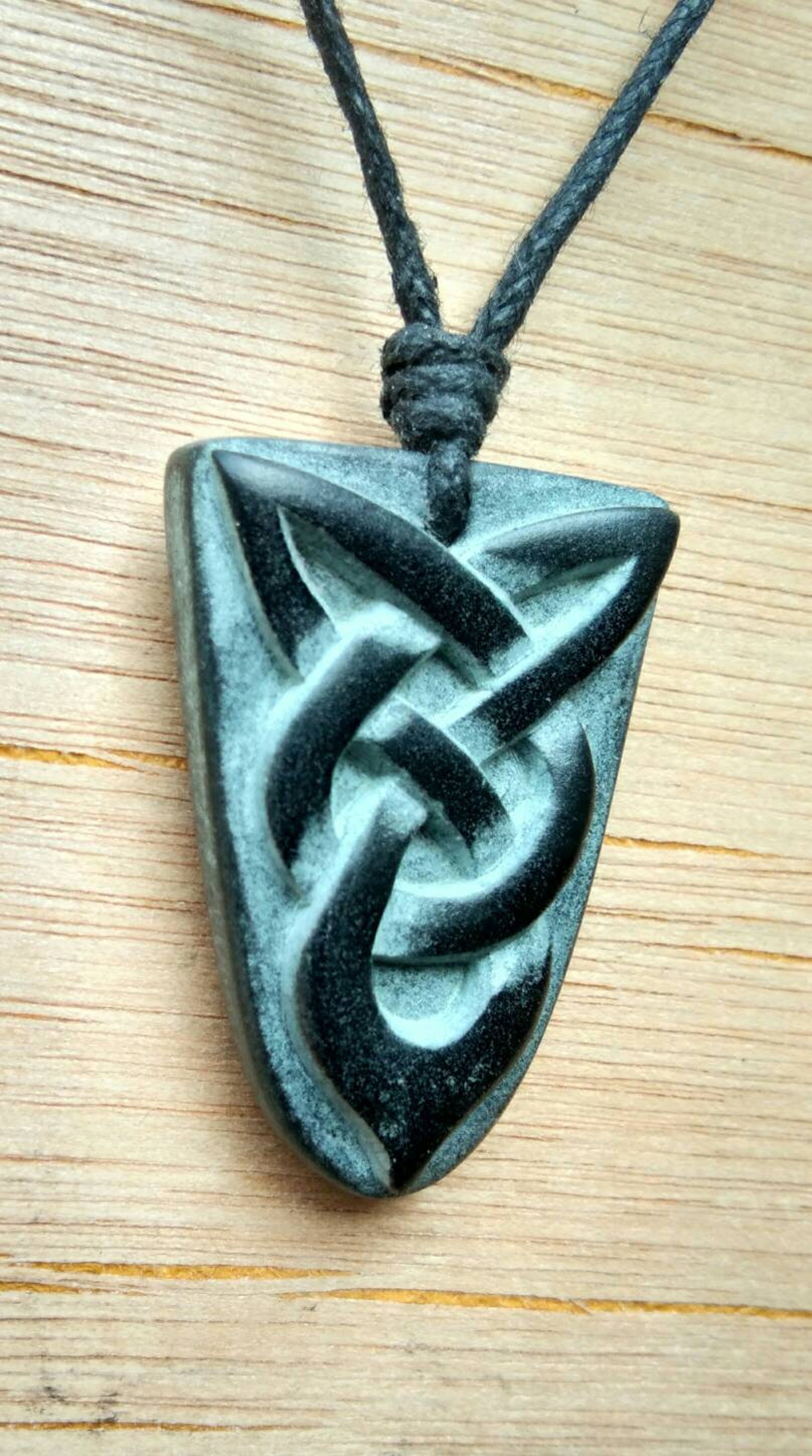 Viking Arrowhead Celtic Knot Pendant Eternity Love Frienship - Etsy