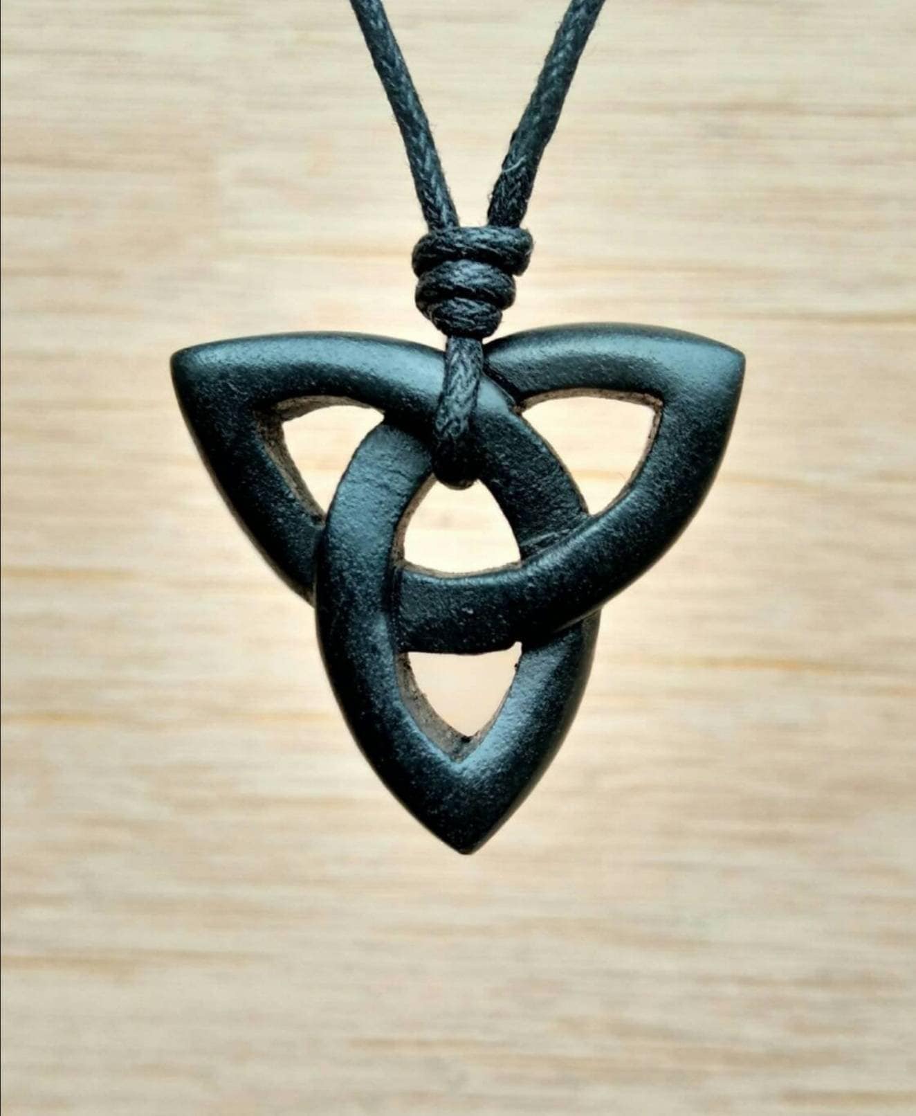 FaithHeart Trinità Collana Nodo Celtico Ciondolo Traforato Nodo Della Trinit Collana Uomo E 788077