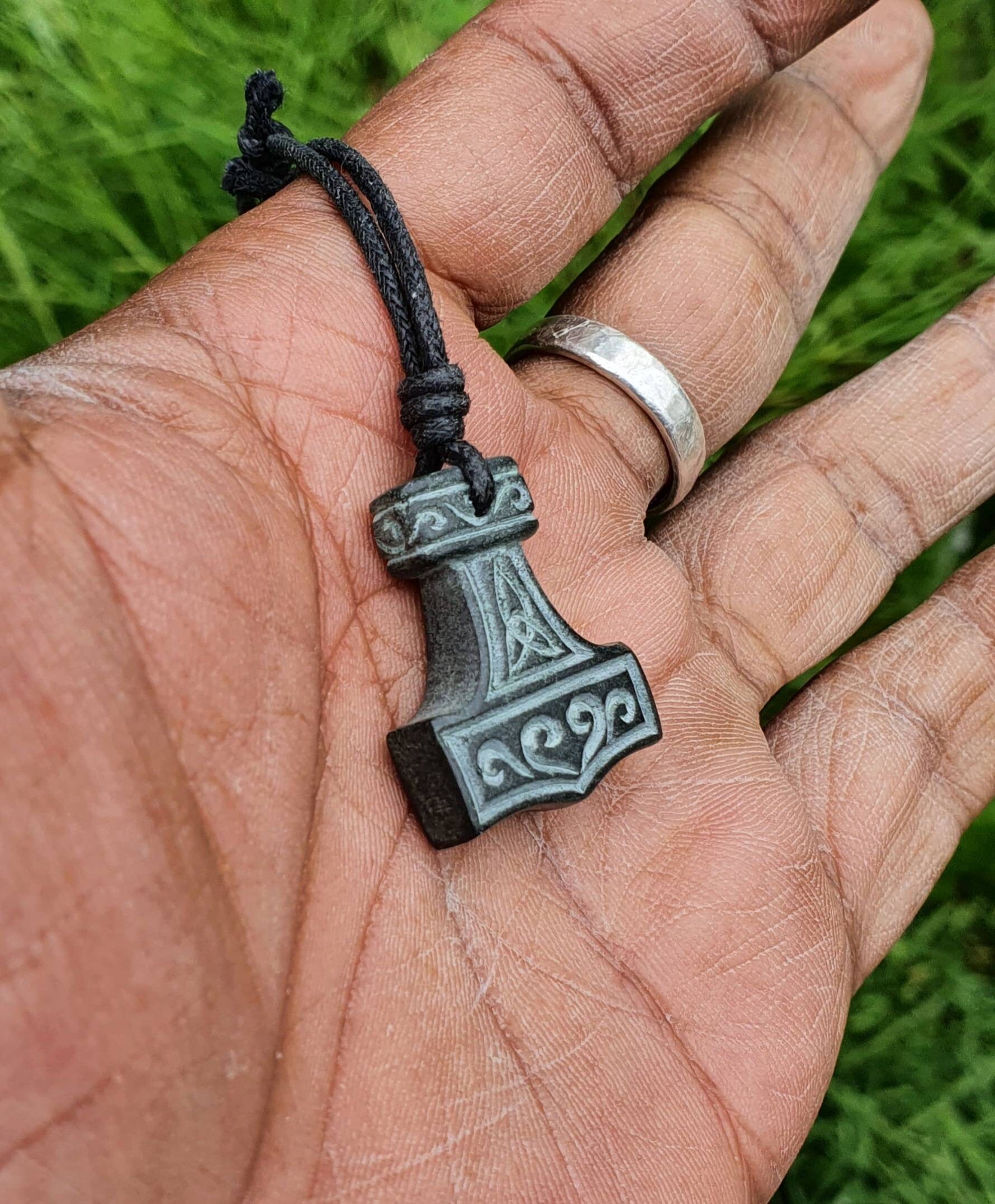ZFSBRTL Gioielli Vichinghi da Uomo | Collana del Martello di Thor