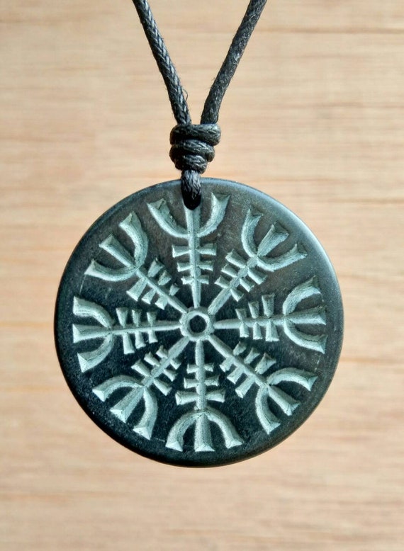 Norse World Tree and Helm of Awe Pendant