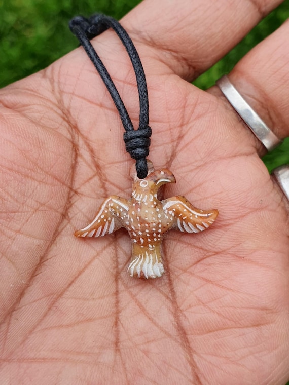 Phenix Bird Pendant | Phenix Necklace | Bird Talisman | Hand