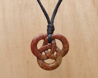 Ciondolo nodo celtico della Trinità, collana celtica regalo irlandese, ciondolo triquetra - Italia