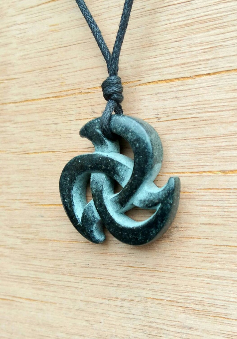Celtic Knot Triquetra Pendant Triskelion Charm Necklace Symbol Eternity ...