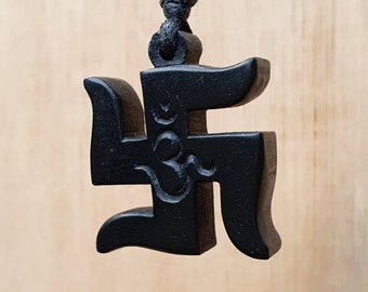 Buddismo Hindu Yoga Om Aum Collana per uomo Donna Talismano soprannaturale Amuleto Gioielli in acciaio inossidabile Accessori Shiva