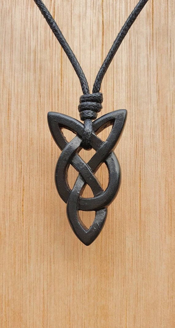 Celtic Knot Heart Pendant Necklace, Celtic Jewelry, Celtic Heart Pendant,  Irish Knot Necklace, Love Knot Charm, Necklace for Women