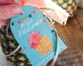 Mele Kalikimaka Tropical Christmas Gift Tag *DIGITAL FILE* Hawaiian Holiday Gift Tag, Hawaiian Christmas Song Gift Wrapping