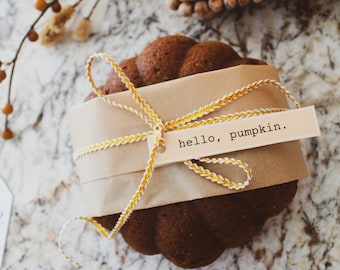 Fall-Inspired Printable Gift Tags Set for Pumpkin Bread Gifts *DIGITAL FILE- Pumpkin Spice Gift Tags - Fall Gift Tags for Thanksgiving