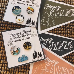 Glamping Geburtstag *DIGITALE DATEI Druckbares Set | Partygeschenke für Camping-Geburtstagsfeier | Happy Camper druckbare Party-Dekor