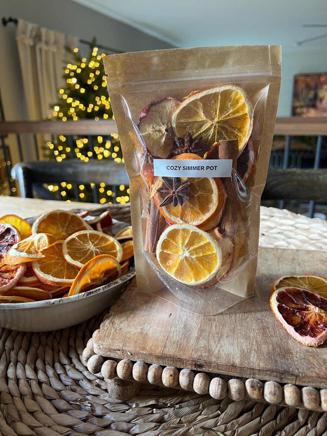 Single-use Simmer Pot Kit With Dried Oranges, Apples and Spices | Kraft ...