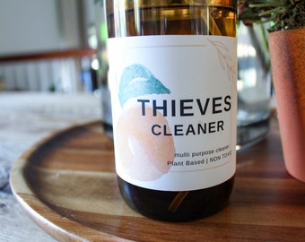 Thieves Spray Bottle Label *DIGITAL FILE* | Thieves Household Cleaner Label | Young Living Essential Oils