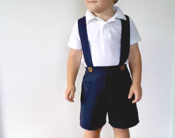 baby boy shorts and braces