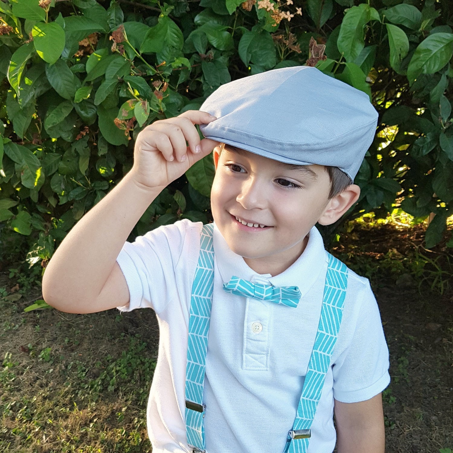 Baby Boy Grey Flat Cap atelieryuwa.ciao.jp