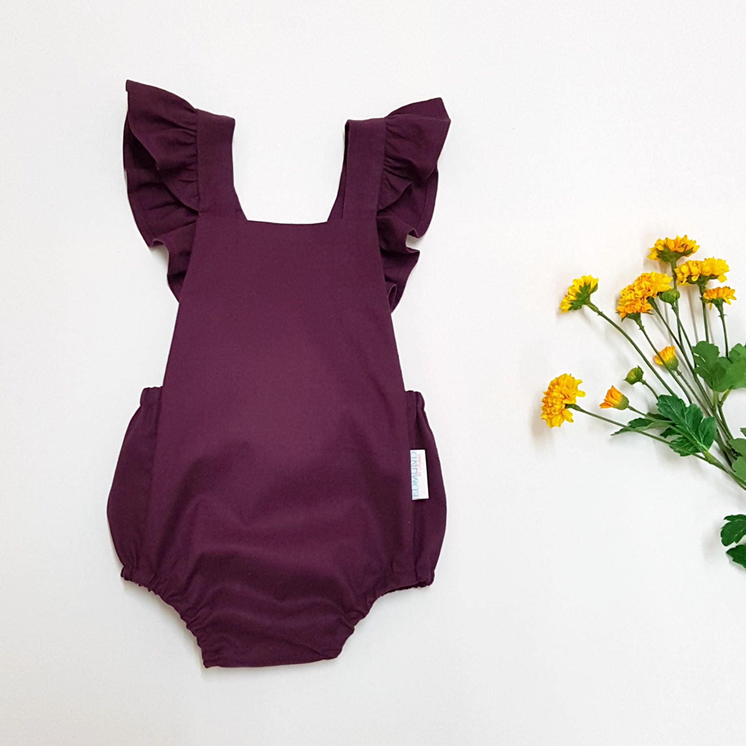 Mulberry romper Baby girl playsuit toddler romper baby girl