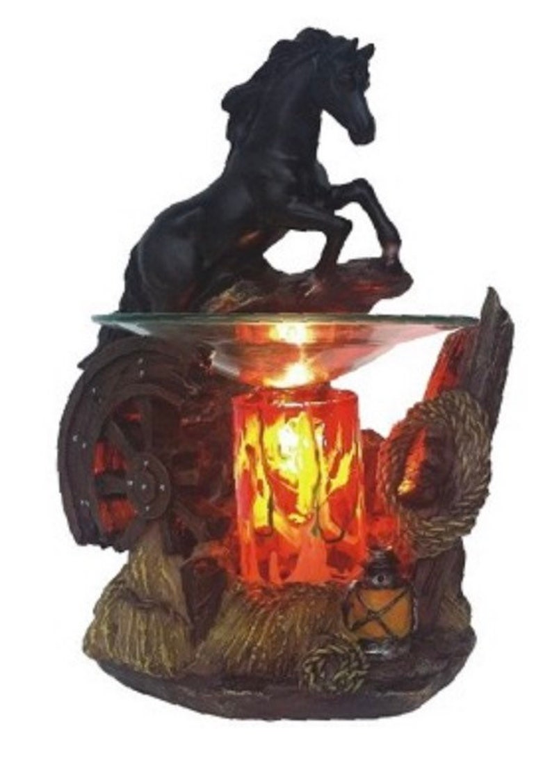 Horse Cowboy Fragrance Aroma Lamp Oil Diffuser Wax Warmer Etsy