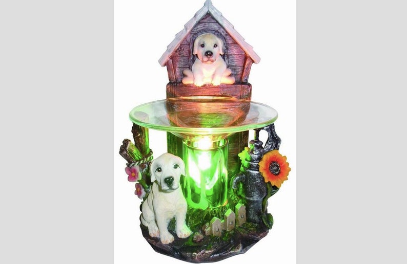 White Dog Fragrance Aroma Lamp Oil Diffuser Wax Warmer Burner Etsy