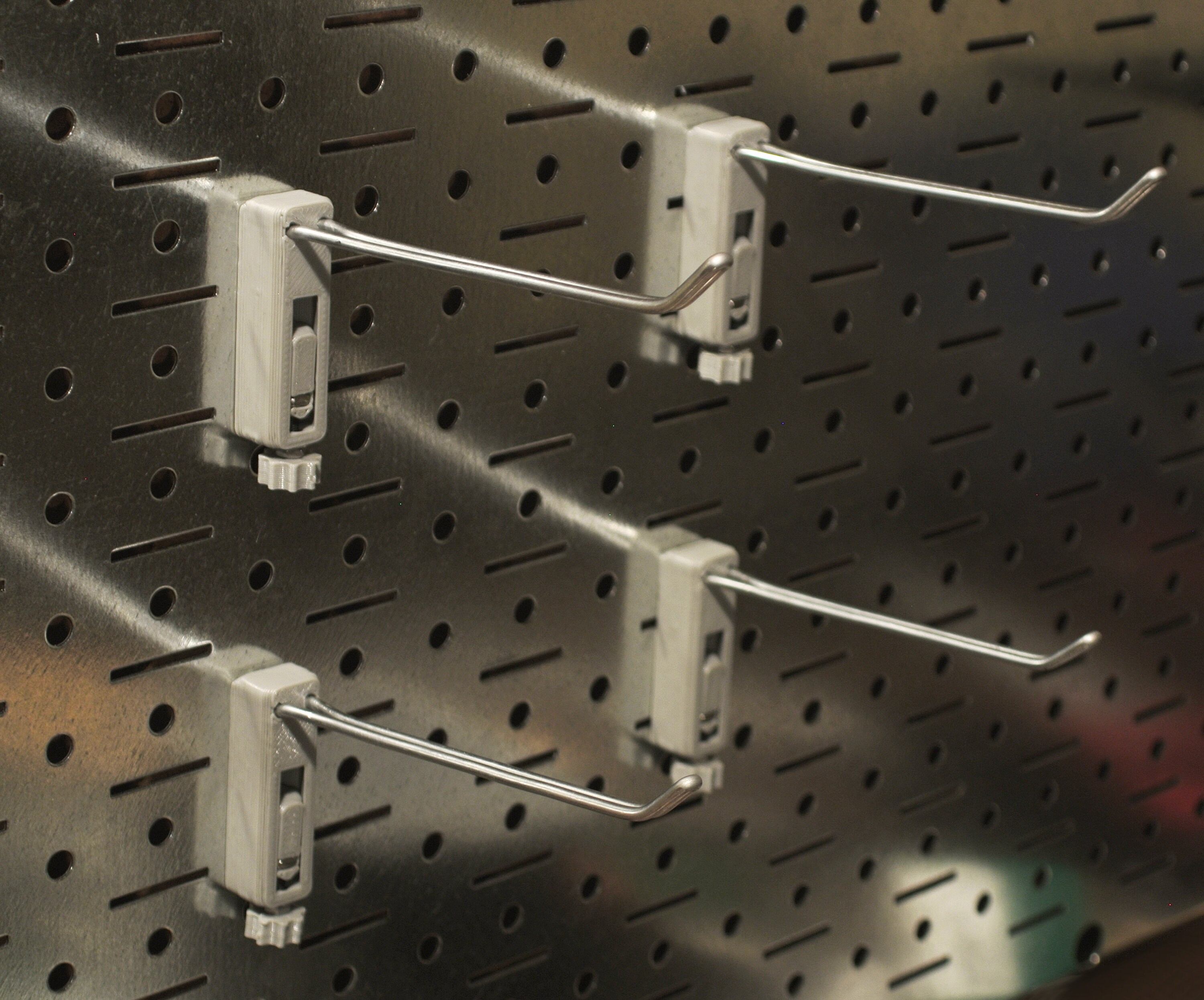 Lockin Pegboard Long Hooks Pack of 4 Etsy