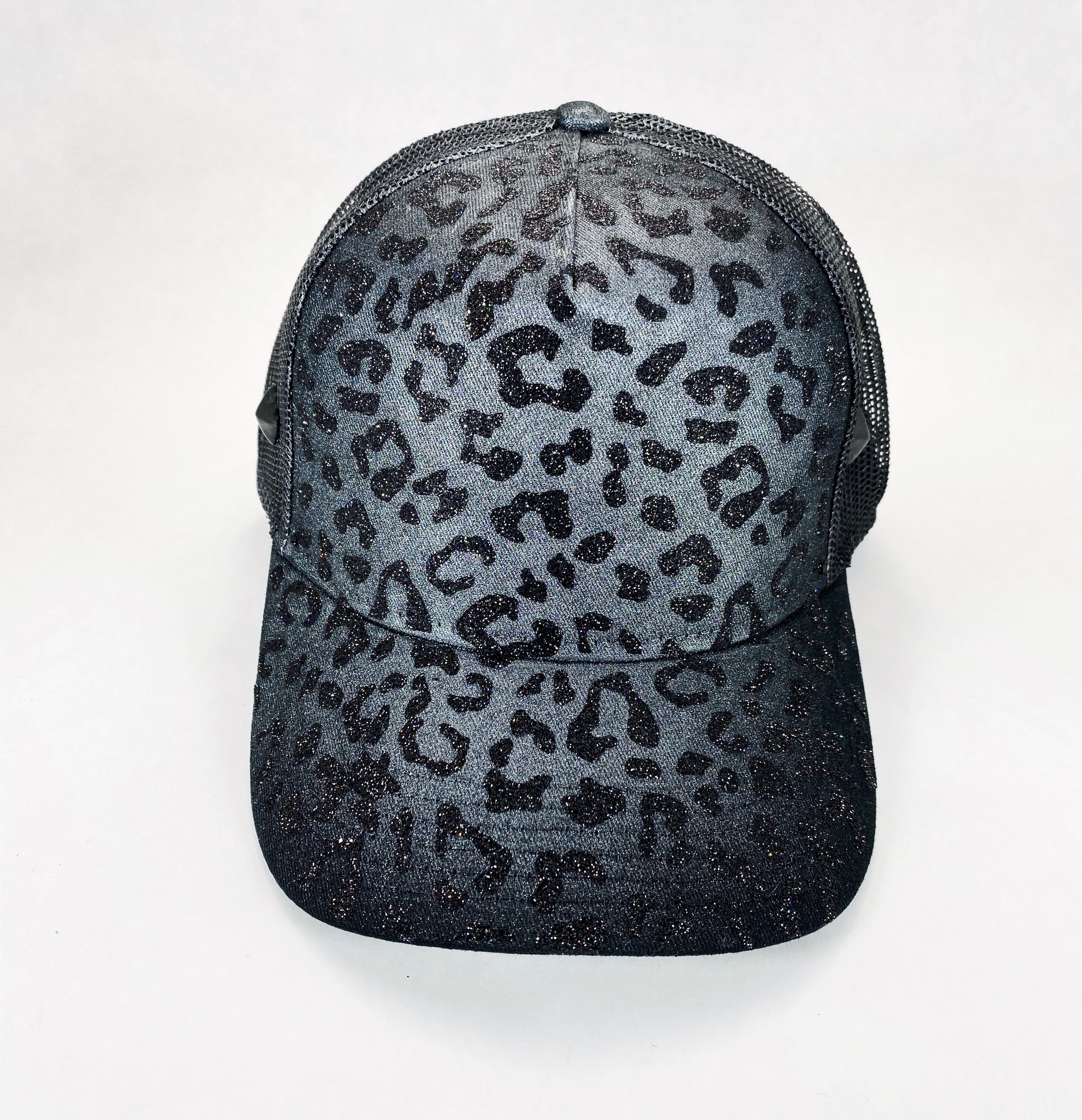 Black Leopard Print Snapback Hat | Etsy