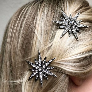 Crystal Star Hair Clip Barrette Linx image 1