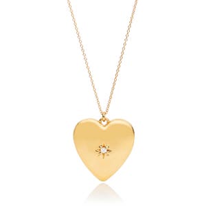 Gold Heart Locket Necklace Vintage Inspired Locket 14k Gold Plated Gift for Her Heart Necklace Photo Locket image 5