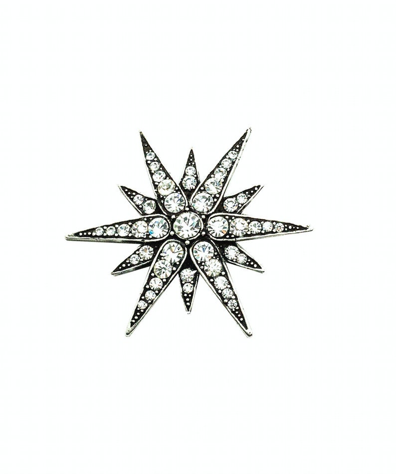 Crystal Star Hair Clip Barrette Linx image 2