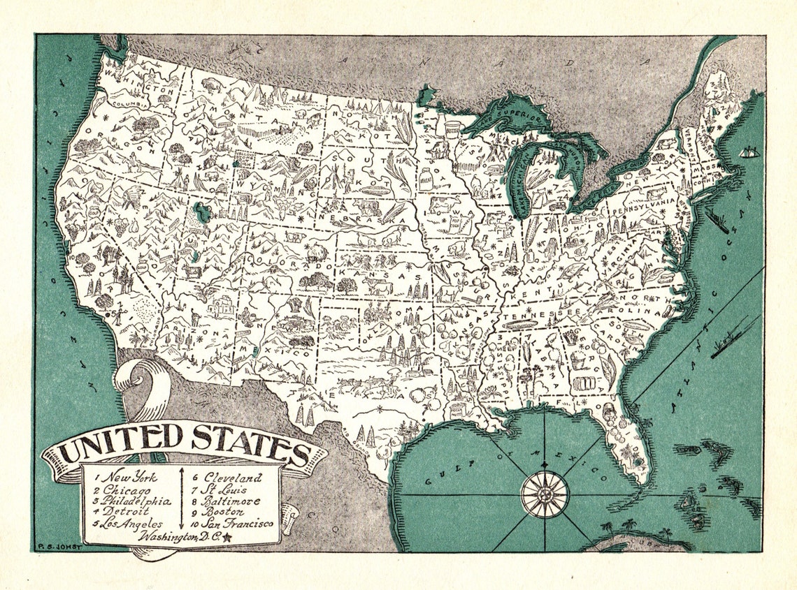 1930 39 s United States Picture Map - Il 1140xN.2083249101 J7yz