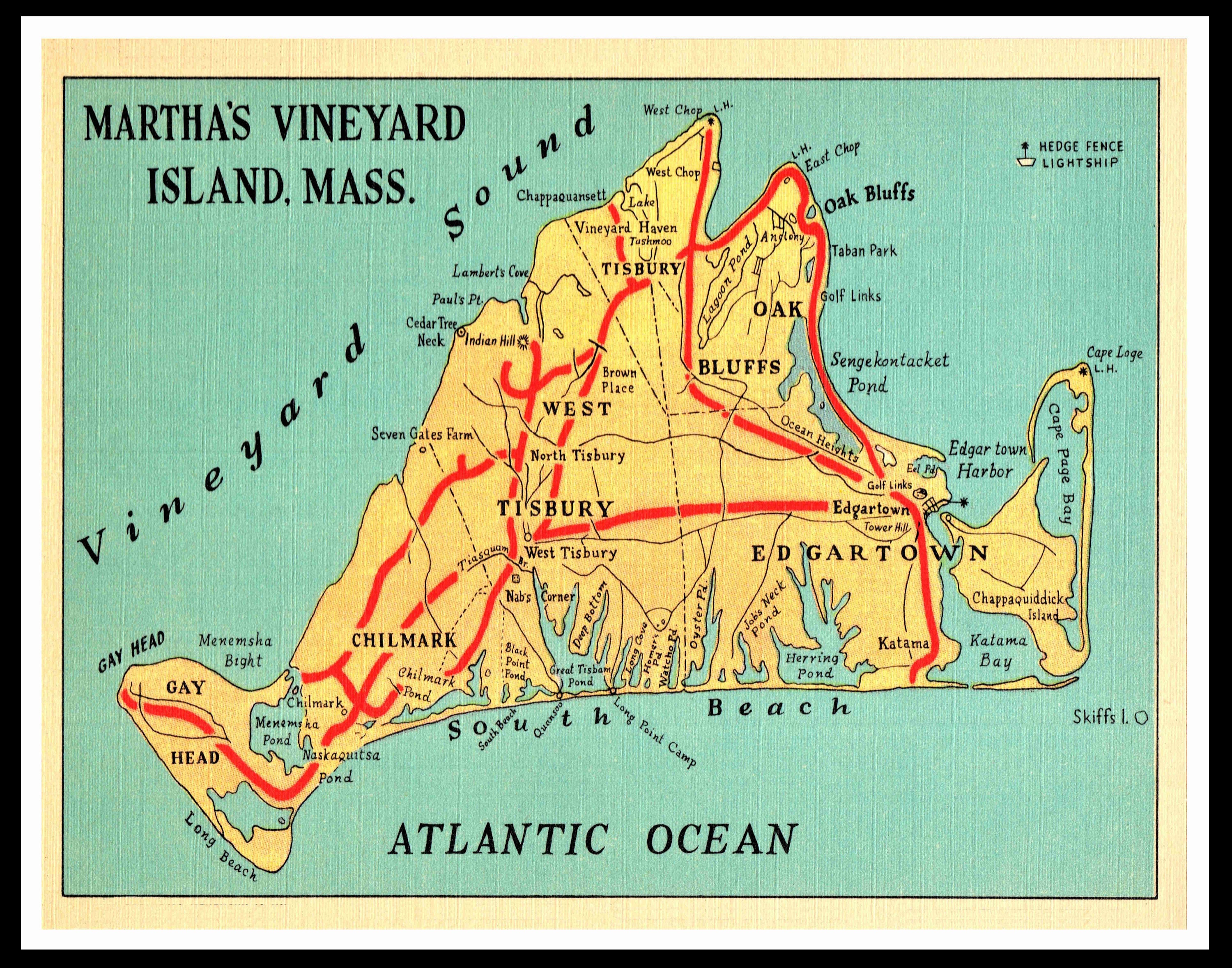 Martha S Vineyard Zip Code Map Martha's Vineyard Picture Map Print Island Wall Art | Etsy Denmark