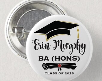 Personalised Graduation Badge / Bottle Opener / Magnet / Coaster