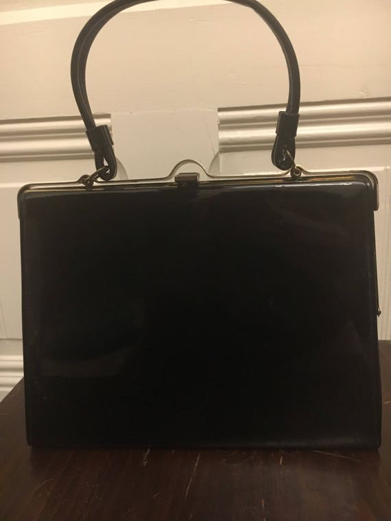 vintage patent leather handbags