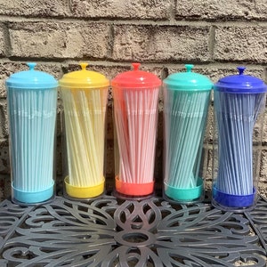 Plastic Straw Dispensers-Storage/Pencil Holder