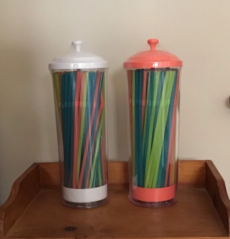 Plastic Straw Dispensersstorage/pencil Holder Etsy