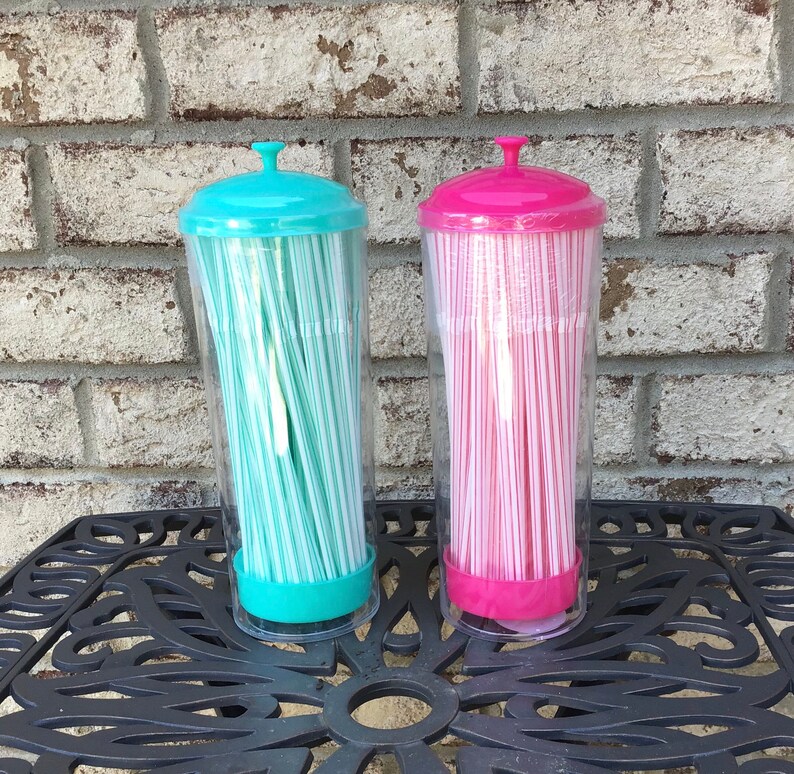 Plastic Straw Dispensersstorage/pencil Holder Etsy
