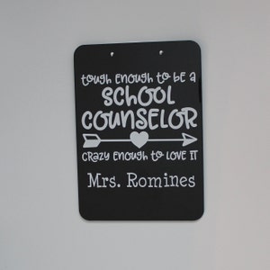 School Counselor, School Counselor Gift, Teacher Appreciation, Personalized School Counselor Gift, Personalized Clipboard