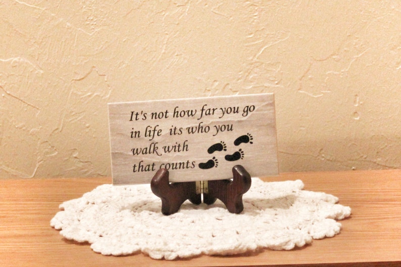 It's Not How Far You Go Tile Decorative Tile Inspirational