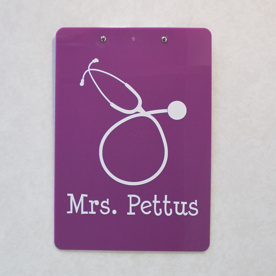 Stethoscope Clipboard Nurse Gift Nursing Gift Nursing Etsy