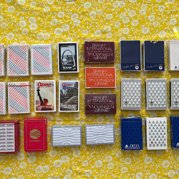 Vintage // Airline Playing Card Decks