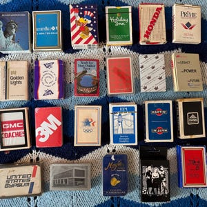 Vintage // Mazzi di carte da gioco pubblicitari