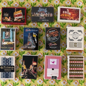 vintage // Cartes à jouer Las Vegas & Casino