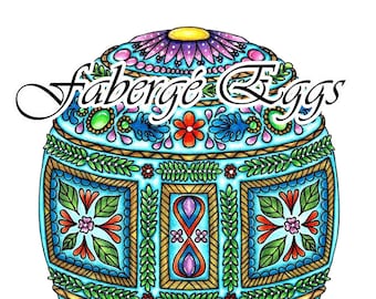 Faberge Eggs Volume 2 Colouring Book PDF Download