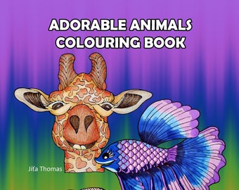 Adorable Animals Colouring Book PDF Download