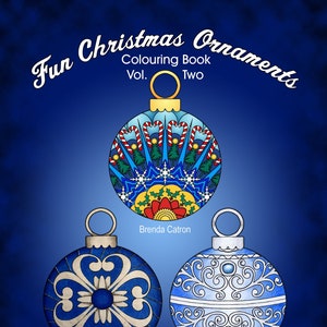 Fun Christmas Ornaments - Volume 2 Colouring Book PDF Download