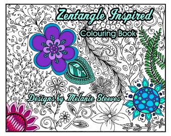 Zentangle Inspired Colouring Book PDF Download