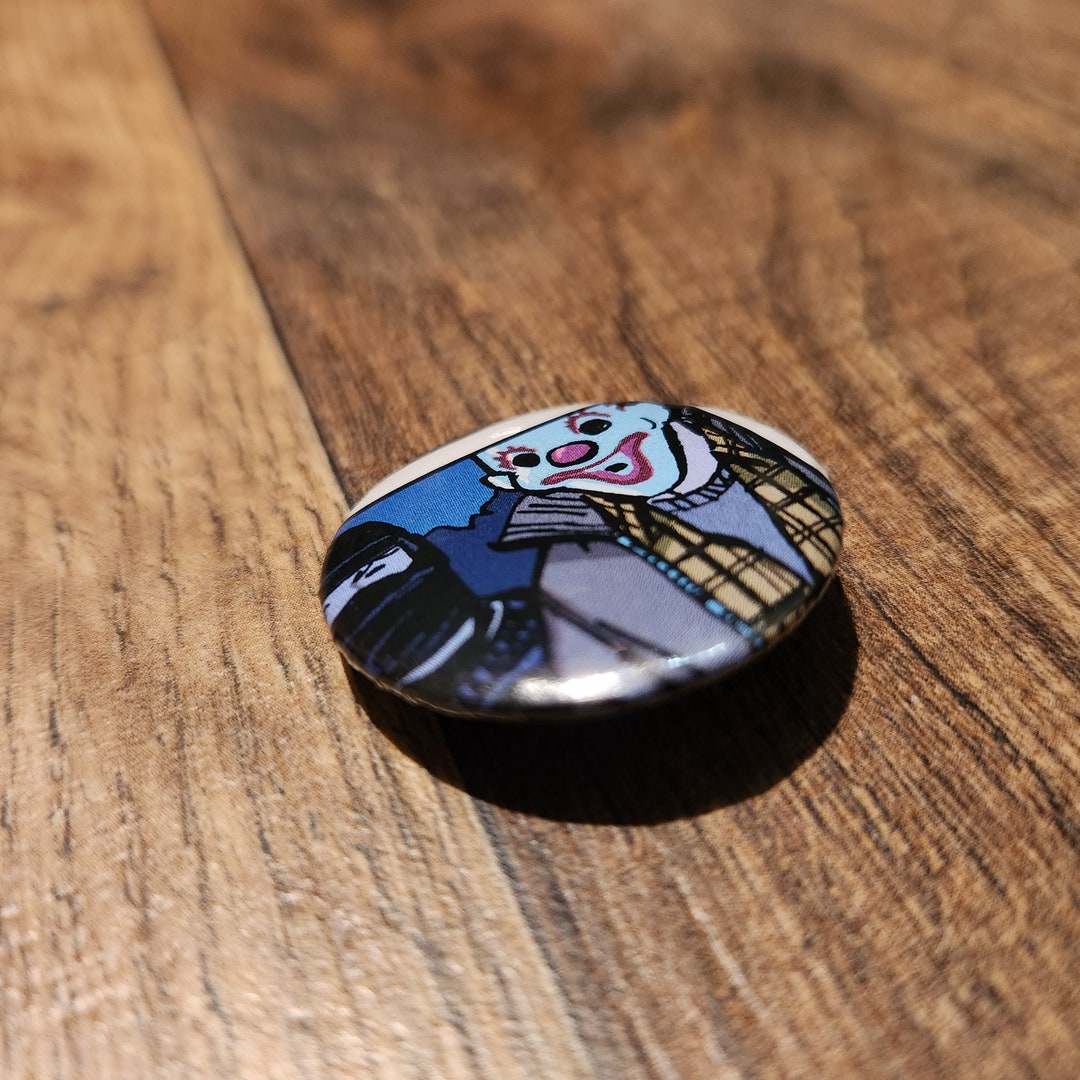 Comic Clown Button - Etsy