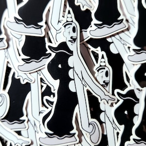 Clown Ghost Sticker