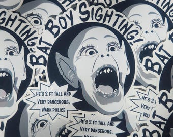 Scary Bat Sticker