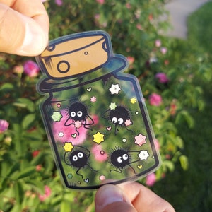 Dustie Bunnies In A Jar Sticker