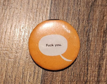 F You Comic Button