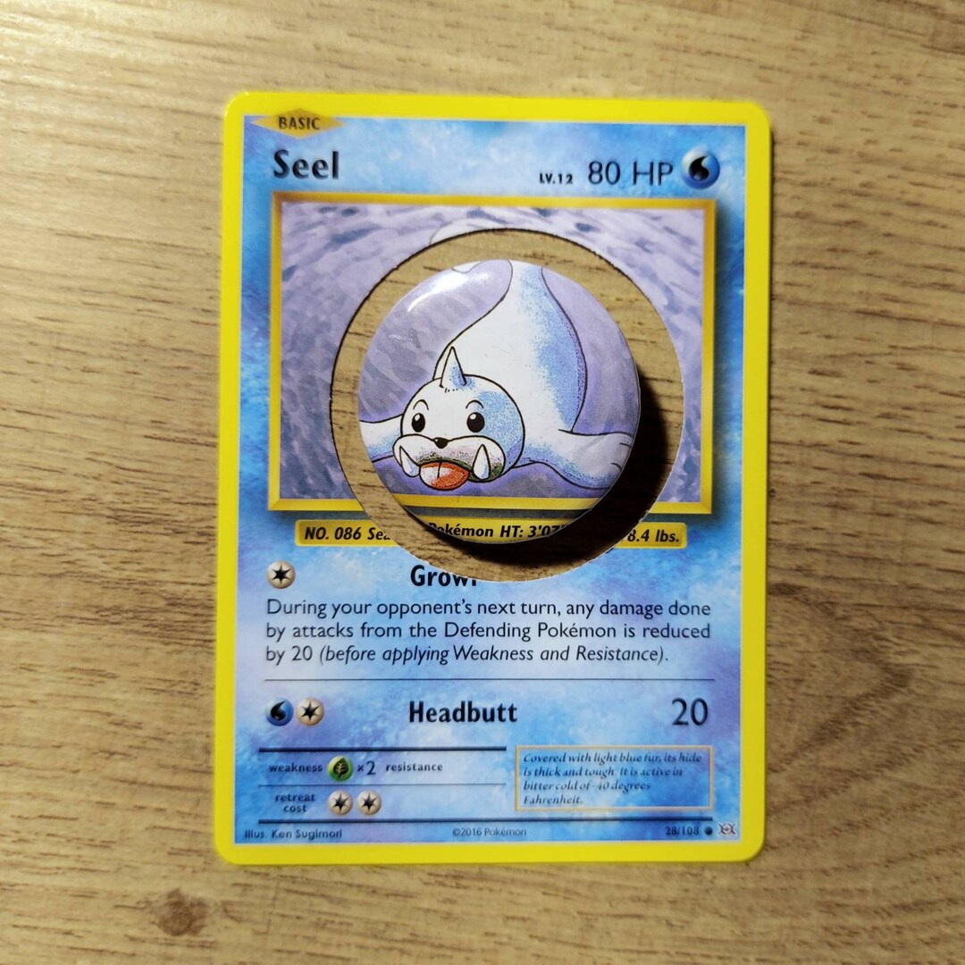2016 seel pokemon card value Dewgong (29/108)